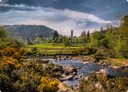 ireland landscapes near dublin