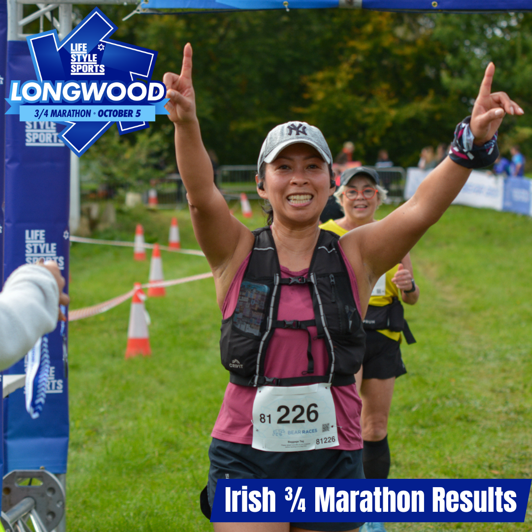 Irish 3/4 Marathon Results